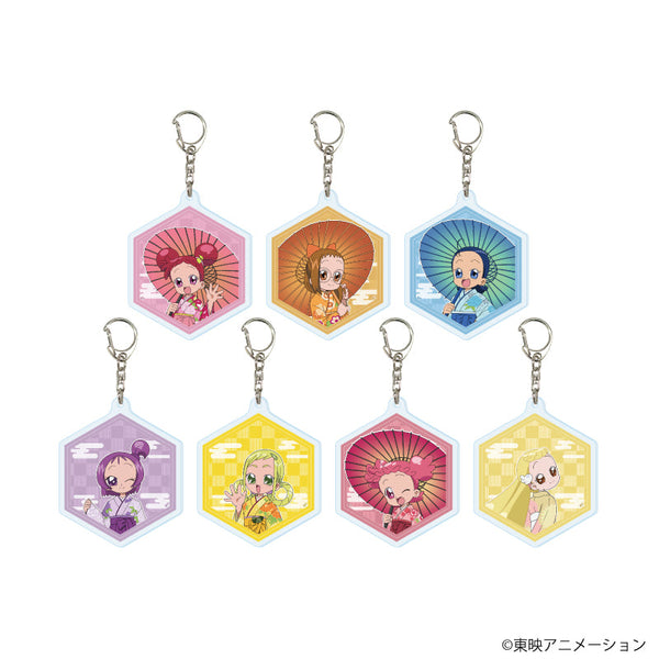 『おジャ魔女どれみドッカ~ン!』アクリルキーホルダー22/袴・番傘ver. コンプリートセット(全7種)(描き下ろしイラスト)