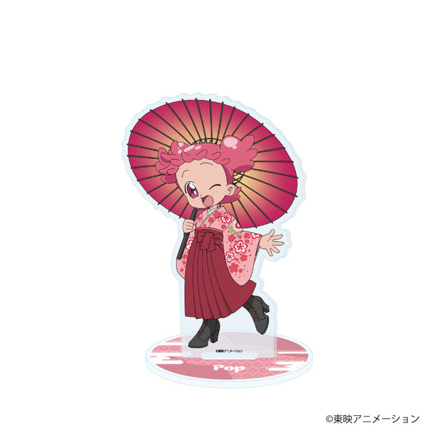 『おジャ魔女どれみドッカ~ン!』アクリルスタンド52/春風ぽっぷ 袴・番傘ver.(描き下ろしイラスト)