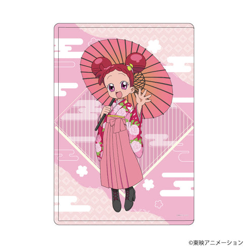 『おジャ魔女どれみドッカ~ン!』キャラクリアケース25/春風どれみ 袴・番傘ver.(描き下ろしイラスト)