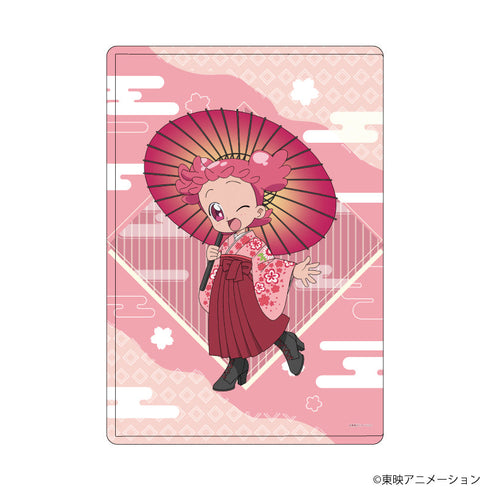 『おジャ魔女どれみドッカ~ン!』キャラクリアケース30/春風ぽっぷ 袴・番傘ver.(描き下ろしイラスト)