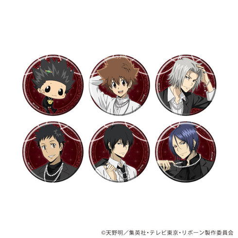 『家庭教師ヒットマンREBORN!』缶バッジ72/コンプリートセット(全6種)(描き下ろしイラスト)