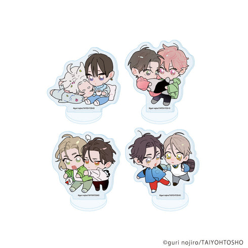 『野白ぐり A HOLIDAY Picnic Mood』アクリルぷちスタンド01/コンプリートセット(全4種)(描き下ろしイラスト)