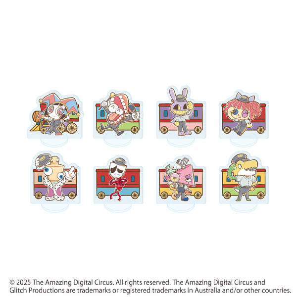 『アメイジング・デジタル・サーカス』アクリルぷちスタンド01/駅員ver. コンプリートセット(全8種)(レトロアートイラスト)