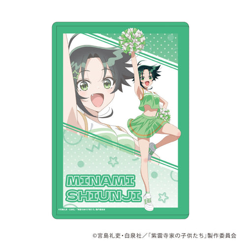 『紫雲寺家の子供たち』キャラクリアケース04/紫雲寺南 チアガールver.(描き下ろしイラスト)