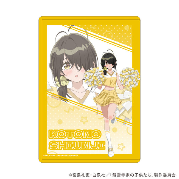 『紫雲寺家の子供たち』キャラクリアケース05/紫雲寺ことの チアガールver.(描き下ろしイラスト)