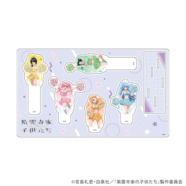 『紫雲寺家の子供たち』プレミアム アクリルジオラマプレート01/チアガールver.(描き下ろしイラスト)