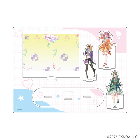 『STELLAR IDOL PROJECT』アクリルジオラマ01/ミライリンク(公式イラスト)