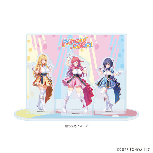 『STELLAR IDOL PROJECT』アクリルジオラマ05/Primary Colors(公式イラスト)