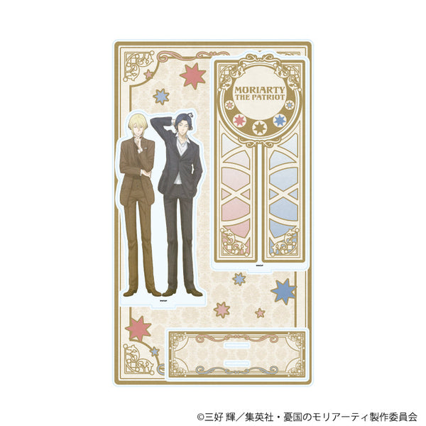 『憂国のモリアーティ』プレミアムアクリルジオラマプレート01/ウィリアム&シャーロック(ANTRAITEイラスト)