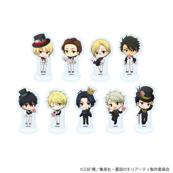 『憂国のモリアーティ』アクリルぷちスタンド13/トランプver.コンプリートセット(全9種)(ミニキャライラスト)