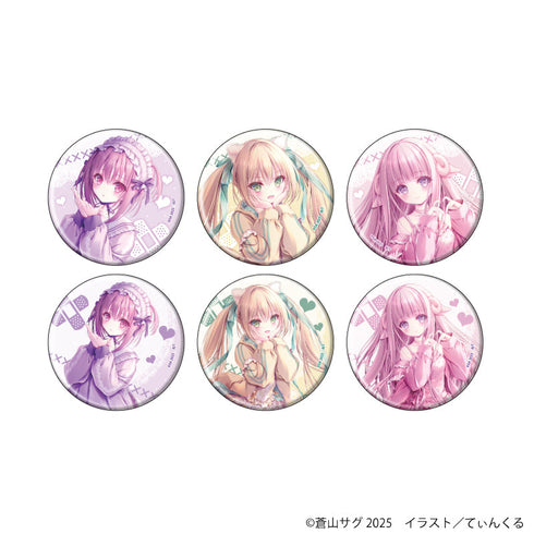 『ロウきゅーぶ!』缶バッジ01/コンプリートセット(全6種)(描き下ろしイラスト)