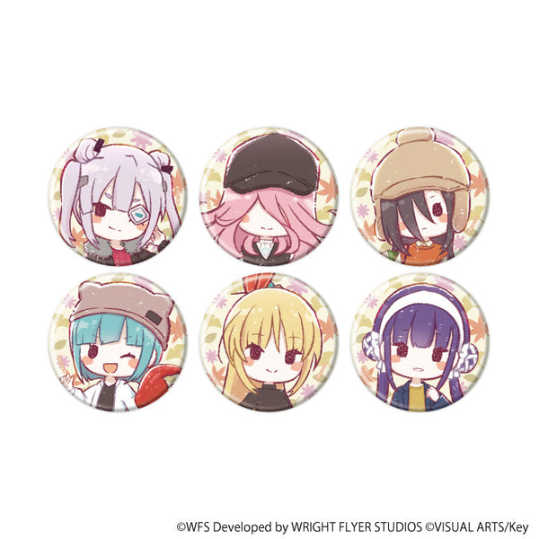 『ヘブンバーンズレッド』缶バッジ28/秋ver. 第31C部隊 コンプリートセット(全6種)(グラフアートイラスト)