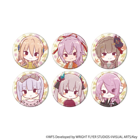 『ヘブンバーンズレッド』缶バッジ29/秋ver. 第30G部隊 コンプリートセット(全6種)(グラフアートイラスト)