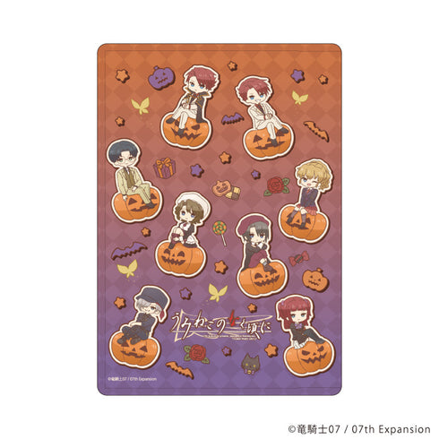 『うみねこのなく頃に』キャラクリアケース08/集合デザインA ハロウィンver.(レトロアートイラスト)