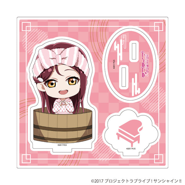『ラブライブ!サンシャイン!!』アクリルスタンドプレート11/銭湯ver. 桜内 梨子(ミニキャライラスト)