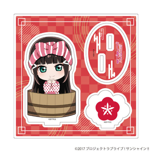 『ラブライブ!サンシャイン!!』アクリルスタンドプレート13/銭湯ver. 黒澤 ダイヤ(ミニキャライラスト)