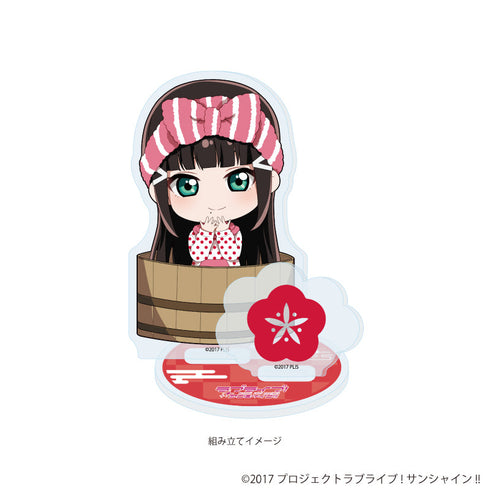 『ラブライブ!サンシャイン!!』アクリルスタンドプレート13/銭湯ver. 黒澤 ダイヤ(ミニキャライラスト)