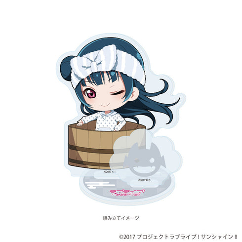 『ラブライブ!サンシャイン!!』アクリルスタンドプレート15/銭湯ver. 津島 善子(ミニキャライラスト)