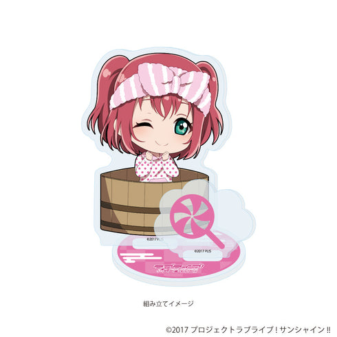 『ラブライブ!サンシャイン!!』アクリルスタンドプレート18/銭湯ver. 黒澤 ルビィ(ミニキャライラスト)