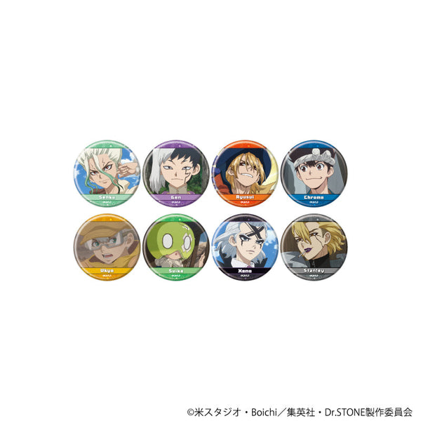『Dr.STONE』缶バッジ34/コンプリートセット(全8種)(場面写イラスト)