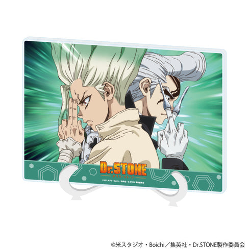 『Dr.STONE』アクリルアートボード(A5サイズ)11/石神千空&Dr.ゼノ(場面写イラスト)