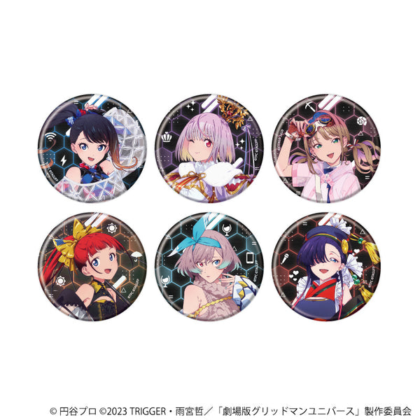 『グリッドマンユニバース』缶バッジ27/バーチャルライバーver. コンプリートセット(全6種)(描き下ろしイラスト)