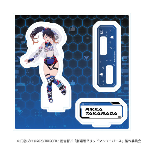 『グリッドマンユニバース』アクリルスタンドプレート24/宝多六花 バーチャルライバーver.(描き下ろしイラスト)【202606再販】