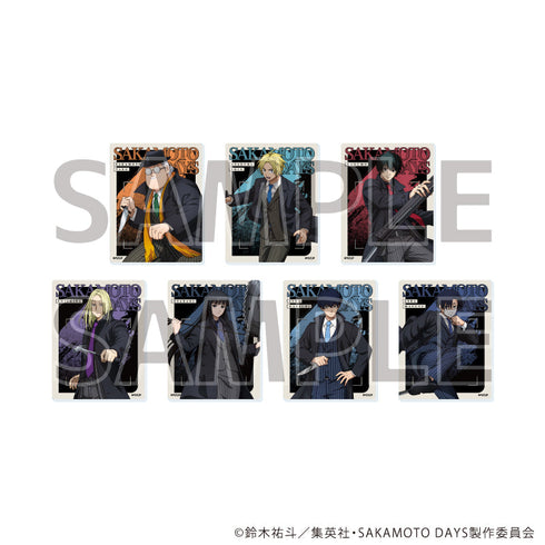 『SAKAMOTO DAYS』アクリルカード15/バトル×スーツver. コンプリートセット(全7種)(描き下ろしイラスト)