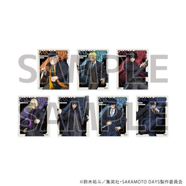 『SAKAMOTO DAYS』アクリルカード15/バトル×スーツver. コンプリートセット(全7種)(描き下ろしイラスト)
