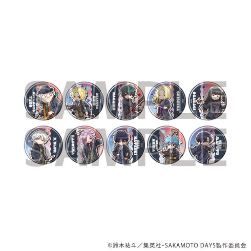 『SAKAMOTO DAYS』缶バッジ24/バトル×スーツver. コンプリートセット(全10種)(グラフアートイラスト)