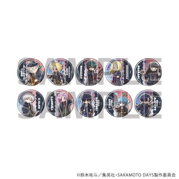 『SAKAMOTO DAYS』缶バッジ24/バトル×スーツver. コンプリートセット(全10種)(グラフアートイラスト)
