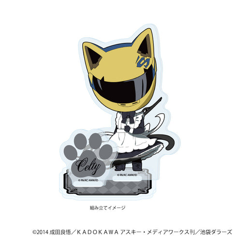 『デュラララ!!×2』アクリルスタンドプレート01/セルティ・ストゥルルソン 猫耳バトラーver.(ミニキャライラスト)