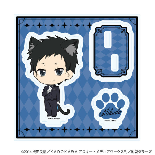 『デュラララ!!×2』アクリルスタンドプレート02/竜ヶ峰帝人 猫耳バトラーver.(ミニキャライラスト)