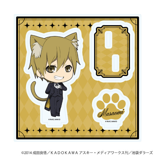 『デュラララ!!×2』アクリルスタンドプレート03/紀田正臣 猫耳バトラーver.(ミニキャライラスト)