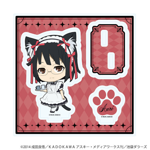 『デュラララ!!×2』アクリルスタンドプレート04/園原杏里 猫耳バトラーver.(ミニキャライラスト)