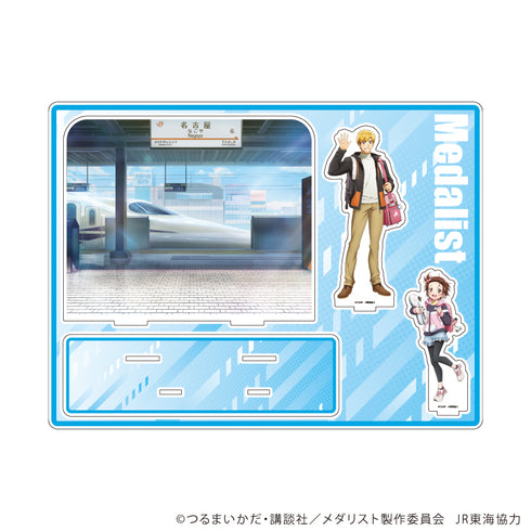 "Medalist" Acrylic Diorama 01: "Prayer of Unity" & Tsukasa Aoura (Original Illustration)