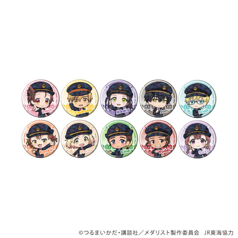 《獎牌得主》全息圖徽章(57mm)02/全套組(共10種)(迷你角色插畫)