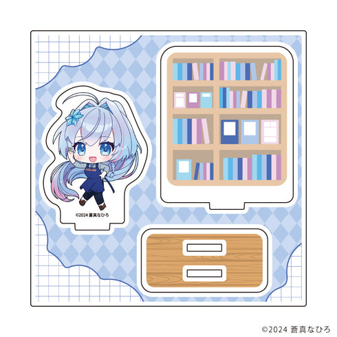 『蒼真なひろ』アクリルスタンドプレート01/蒼真なひろA(ミニキャライラスト)