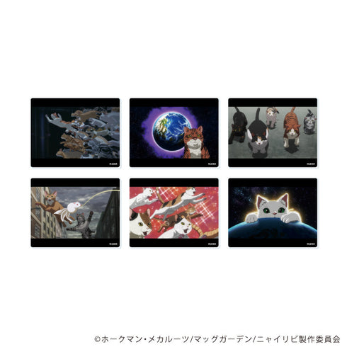 『ニャイト・オブ・ザ・リビングキャット』アクリルカード01/コンプリートセット(全6種)(場面写イラスト)