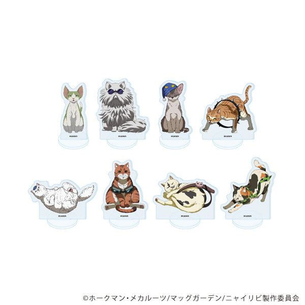 『ニャイト・オブ・ザ・リビングキャット』アクリルぷちスタンド01/コンプリートセット(全8種)(公式イラスト)