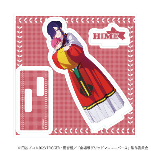 『グリッドマンユニバース』アクリルスタンドプレート34/ひめ ぬいぐるみと一緒ver.(描き下ろしイラスト)