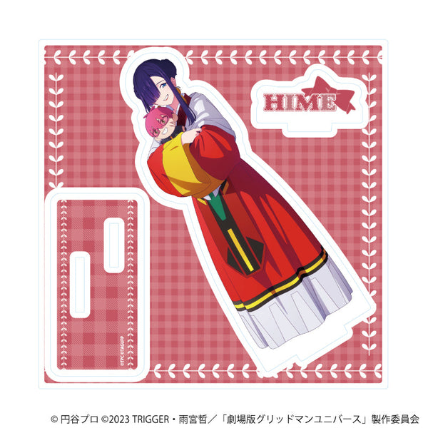 『グリッドマンユニバース』アクリルスタンドプレート34/ひめ ぬいぐるみと一緒ver.(描き下ろしイラスト)