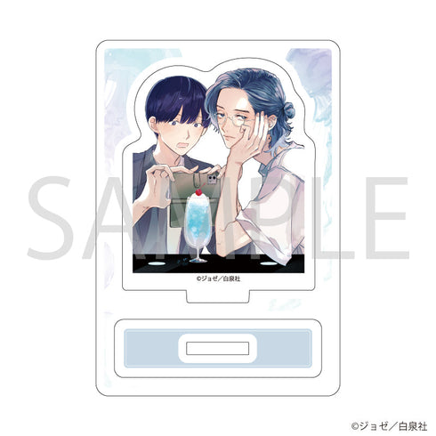 『花丸100号記念フェア』ミニアクリルスタンドプレート01/その肌の熱さをおぼえてる