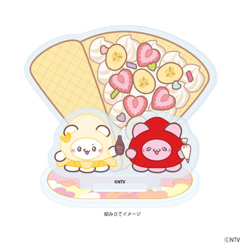 『らぶいーず』アクリルスタンドプレート05/すもっぴ&ぴょんちー クレープver.(描き下ろしイラスト)【202606再販】