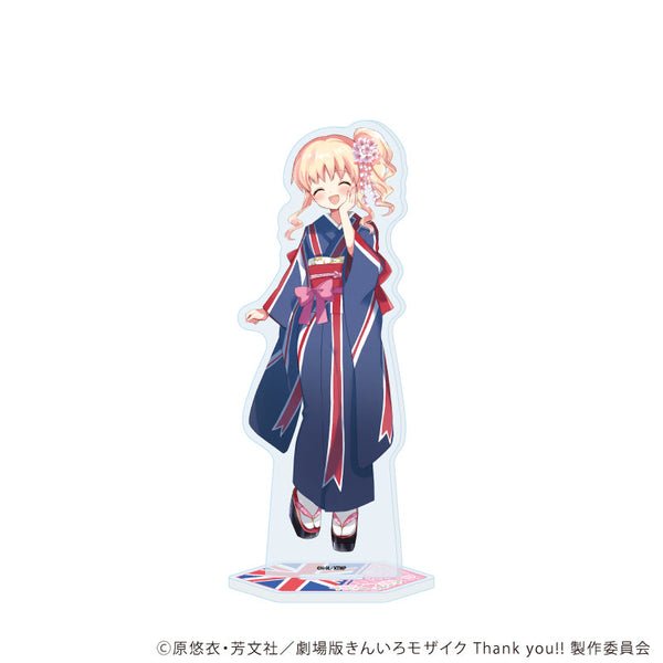 『きんいろモザイク』BIGアクリルスタンド07/アリス・カータレット バースデー着物ver(描き下ろしイラスト)