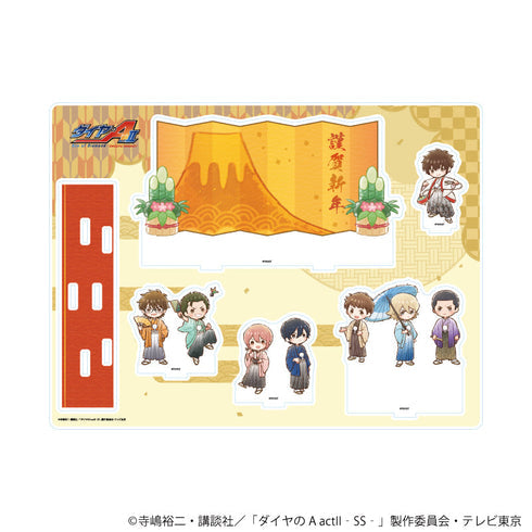 『ダイヤのA actII -Second Season-』アクリルジオラマ01/正月ver.(グラフアートイラスト)【202606再販】