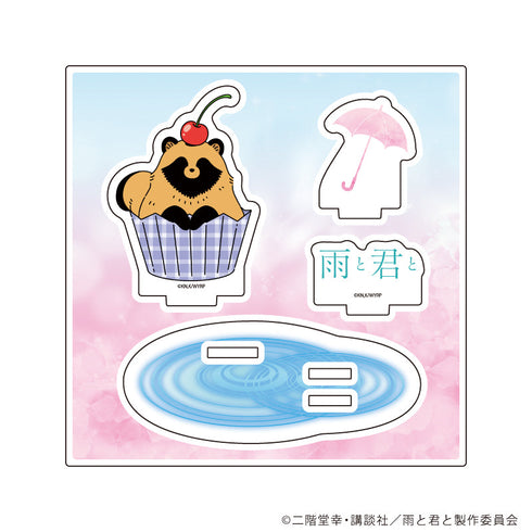 『雨と君と』アクリルスタンドプレート03/カップケーキver.(描き下ろしイラスト)