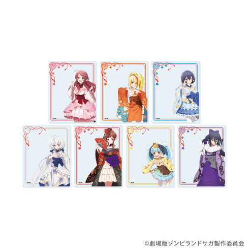 『ゾンビランドサガ ゆめぎんがパラダイス』アクリルカード01/和風ドレスver. コンプリートセット(全7種)(描き下ろしイラスト)