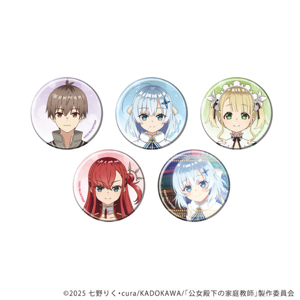 『公女殿下の家庭教師』缶バッジ01/コンプリートセット(全5種)(公式イラスト)