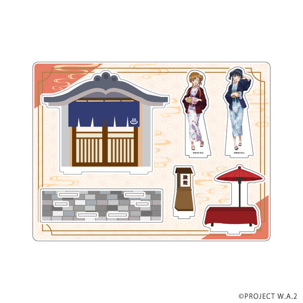 『WHITE ALBUM2』アクリルジオラマ01/浴衣(描き下ろしイラスト)
